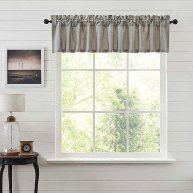 Grain Sack Blue Valance 16x90 VHC Brands - The Fox Decor